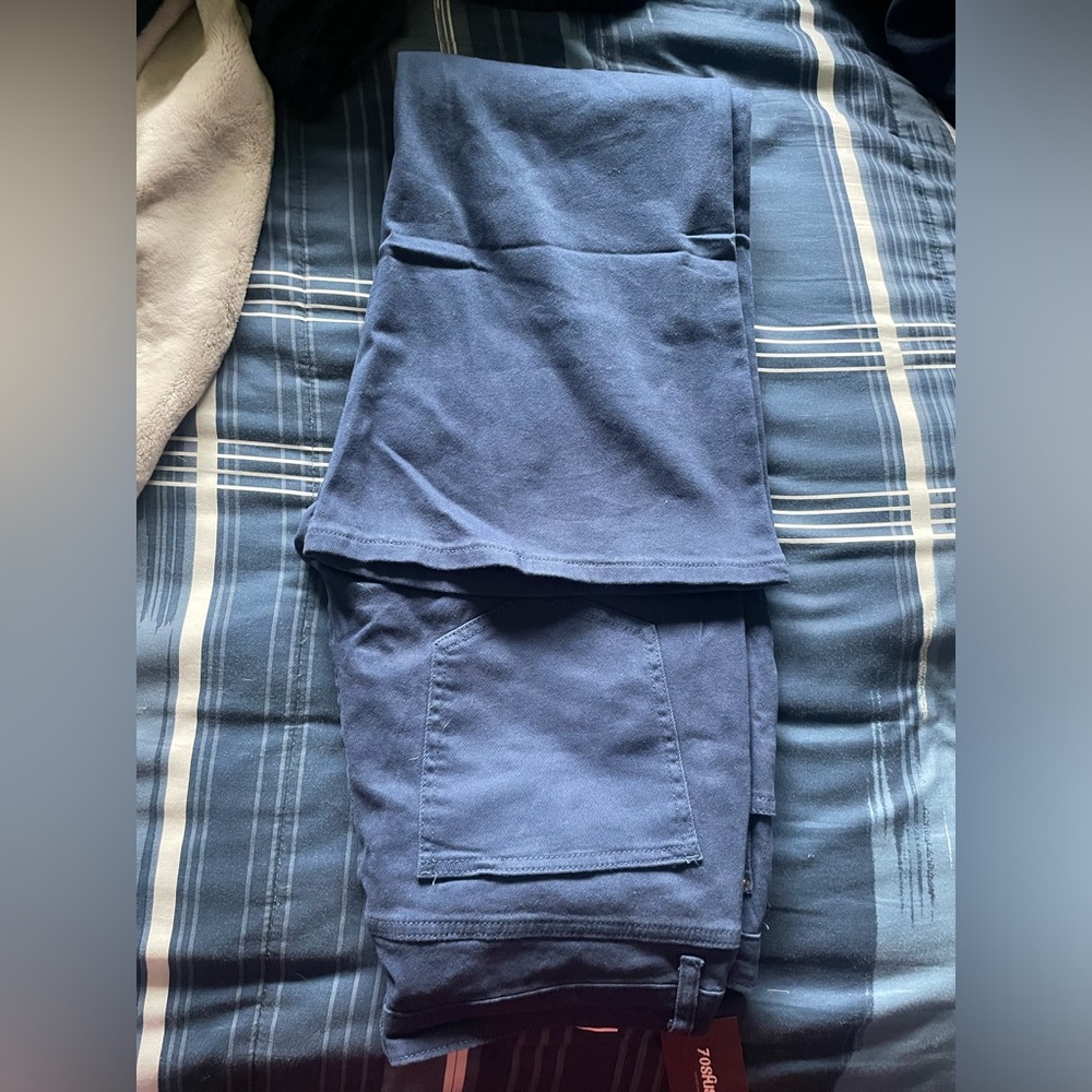 70sFusion Navy Blue Jeans